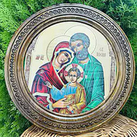 ДЕРЕВ’ЯНІ ТАРІЛКИ ІКОНИ МОЛИТВИ