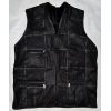 Чоловічий шкіряний жилет, безрукавка чоловіча