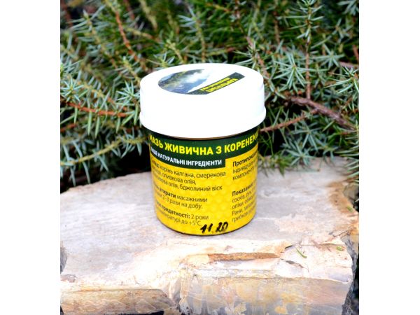 Мазь живична з коренем калгану, 40 г