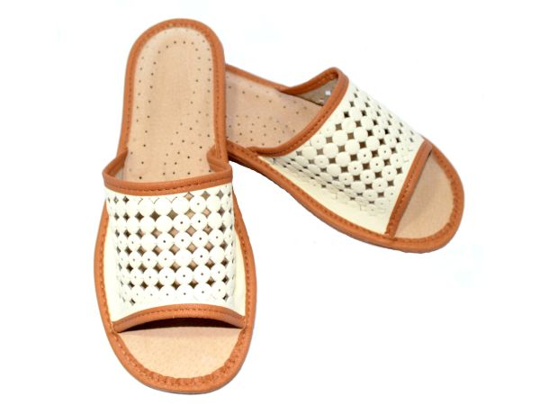 Домашні капці шкіряні жіночі