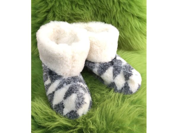 Чуні класичні з овечої шерсті 40-41