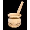 Дерев'яна ступка з товкачиком