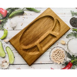 Дерев'яна дошка для подачі блюд, 41х24