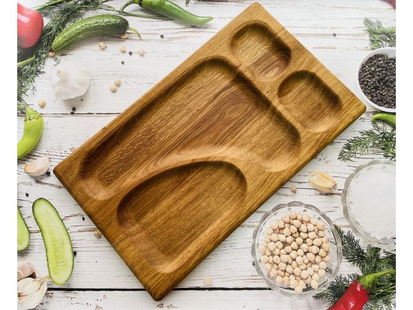 Дерев'яна дошка для подачі блюд, 41х24