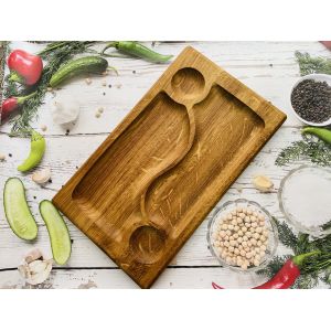 Дерев'яна дошка для подачі блюд, 41х24