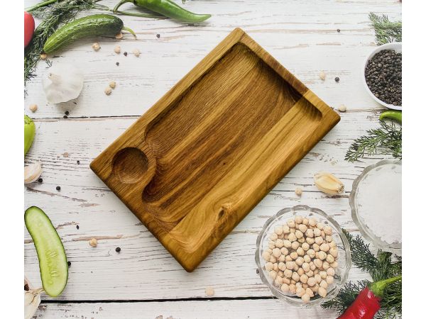 Дерев'яна дошка для подачі блюд, 30х20