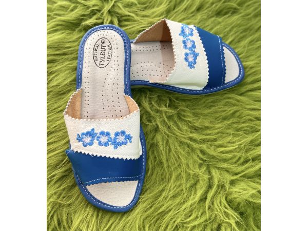 Домашні діночі  шкіряні капці