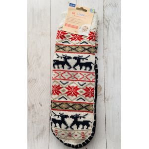 Шкарпетки жіночі з підошвою  білий