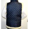 Жилет з овечої шерсті болонь, безрукавка овеча шерсть, синього кольору