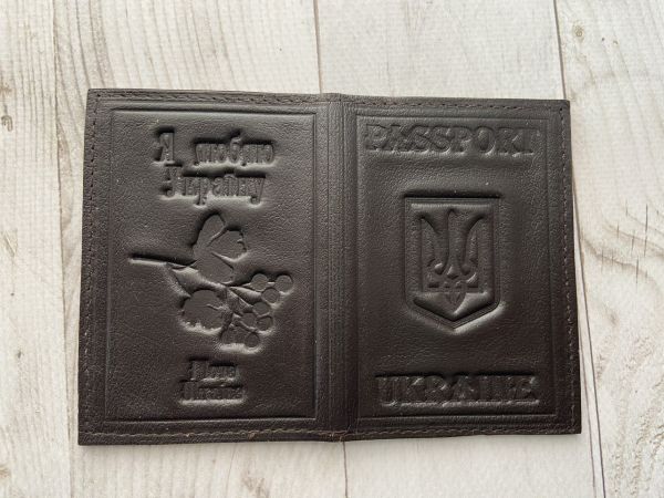 Шкіряна обкладинка для ID паспорту