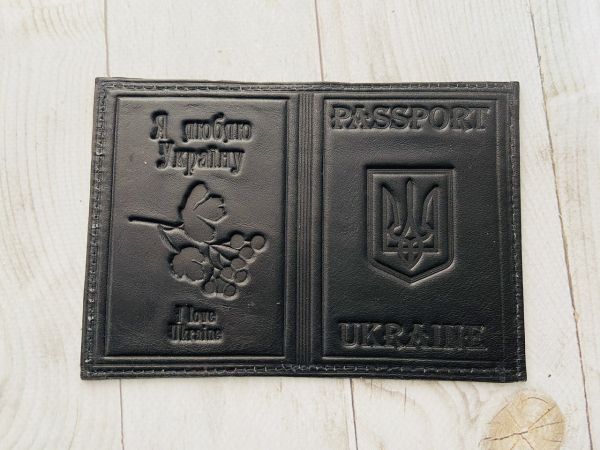 Шкіряна обкладинка для ID паспорту