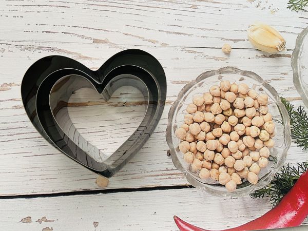 Набір форм для салатів формі серця