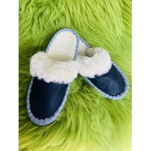 Закопанки жіночі, тапочки з овечої шерсті (тапочки з овчини закопанки, тапочки хутро закопанки ) 38 розмір 36