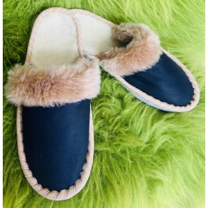 Закопанки жіночі, тапочки з овечої шерсті (тапочки из овчини закопанки, тапочки хутро закопанки ) 40