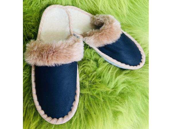Закопанки жіночі, тапочки з овечої шерсті (тапочки из овчини закопанки, тапочки хутро закопанки )