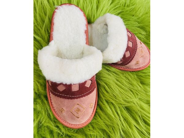 Домашні капці з овечої шерсті, тапочки домашні, тапочки жіночі