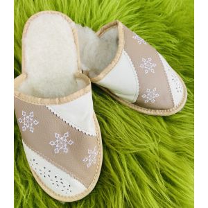 Домашні капці із жіночі з овечої шерсті 36 розмір