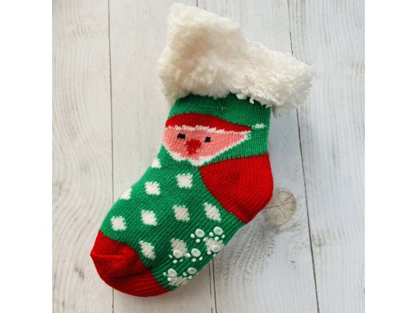 Шкарпетки дитячі от 0 до 12 місяців 14 см зелені