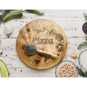 Набір для піци Ø 34 (дошка, ніж)