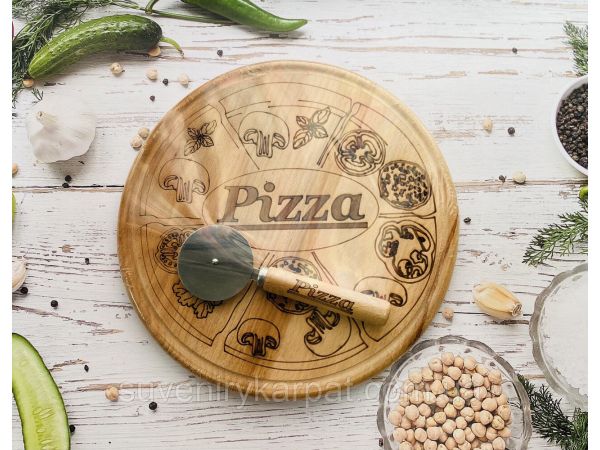 Набір для піци Ø 30 (дошка, ніж)