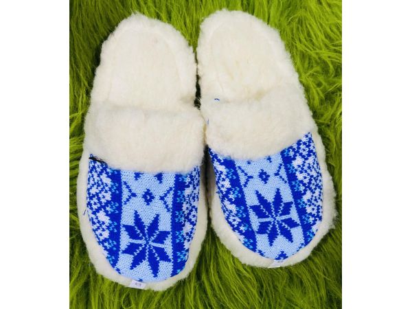 Домашні капці з овечої шерсті, всувки, тапочки домашні 40