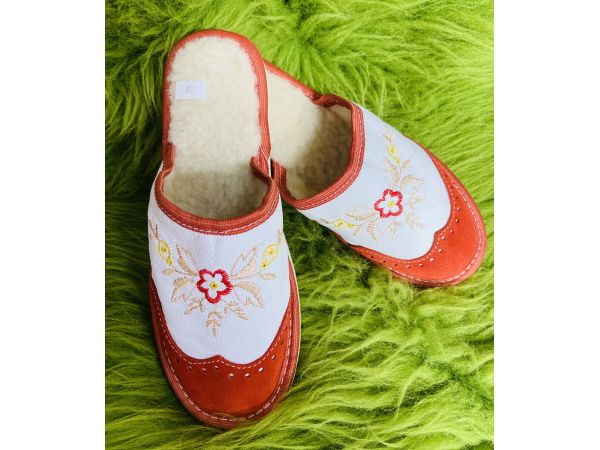 Домашні жіночі капці (Домашні жіночі тапочки з овечої вовни) 36 37 38 розмір 37