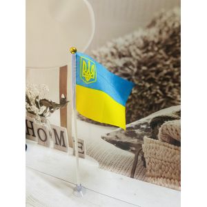 Прапор України на підставці