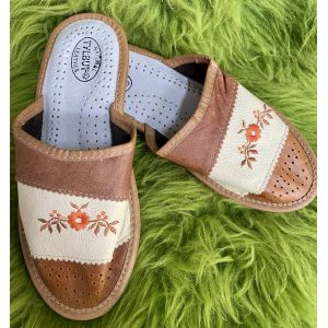 Домашні капці шкіряні жіночі 37