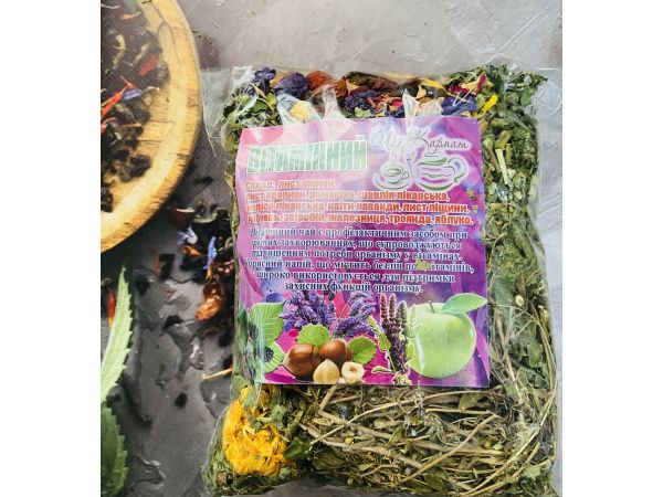 Карпатський натуральний трав’яний чай, вага 90 г Вітамінний