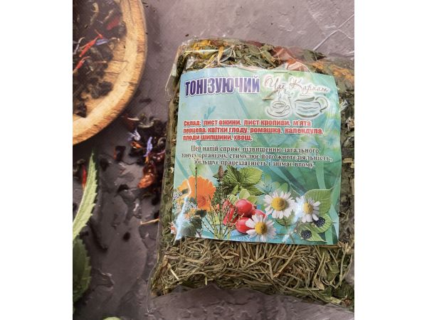 Карпатський натуральний трав’яний чай, вага 90 г Тонізуючий