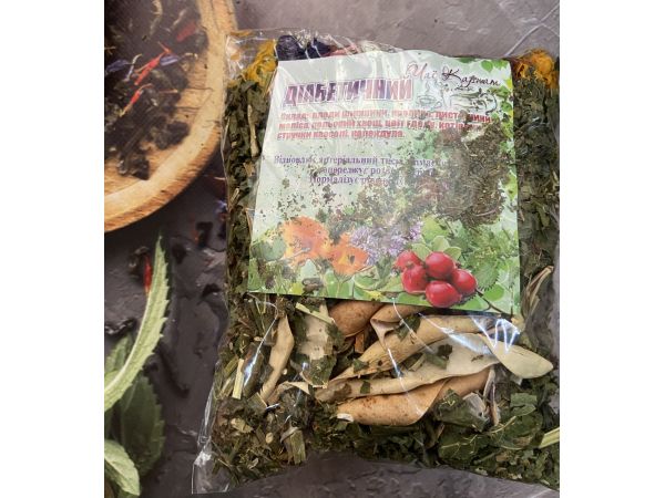 Карпатський натуральний трав’яний чай, вага 90 г Діабетичний