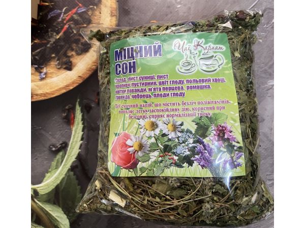 Карпатський натуральний трав’яний чай, вага 90 г Міцний сон