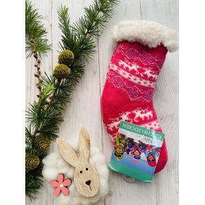 Шкарпетки дитячі овеча шерсть від 0 до 36 місяців рожевий