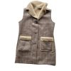 Жилет з овечої шерсті довгий, L
