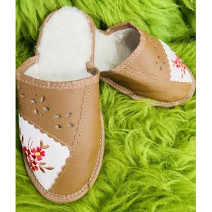 Домашні жіночі капці, овеча вовна 37