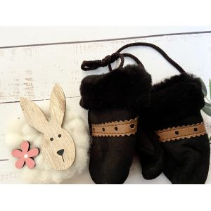 Рукавички дитячі з овечої шерсті , рукавички теплі дитячі, рукавички з овчини