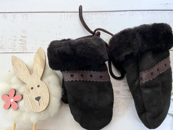 Рукавички дитячі з овечої шерсті , рукавички теплі дитячі, рукавички з овчини