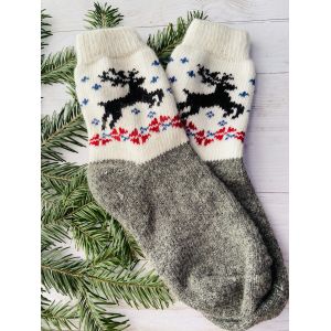 Шкарпетки жіночі з овечої шерсті