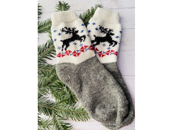 Шкарпетки жіночі з овечої шерсті