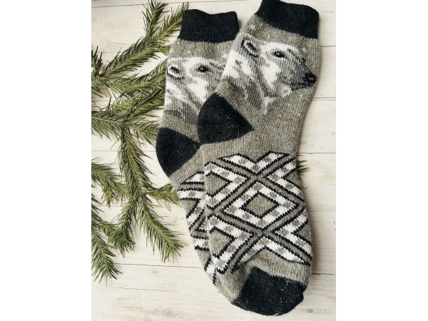 Шкарпетки чоловічі овеча шерсть, шерстяні носки, шкарпетки шерстяні