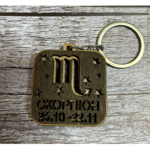 Брелок  зі знаком зодіаку, оригінальний подарунок