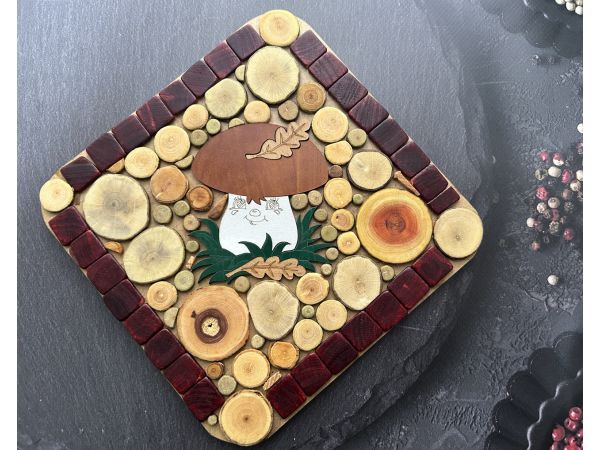 Підставка під гаряче "Грибочок"  19х19 см