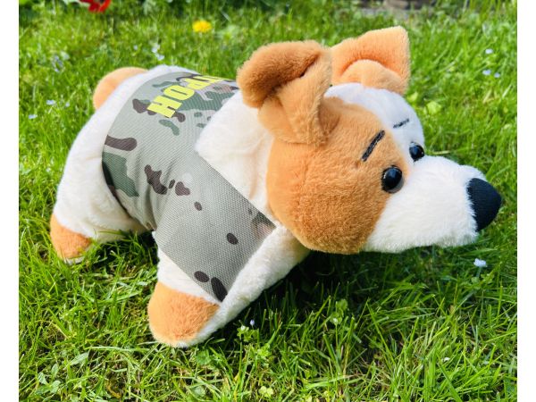 Іграшка сувенір подушка СЕРЦЕ в націрнальному стилі, український сувенір, Подушка Прапор України