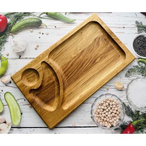 Дерев'яна дошка для подачі блюд  41х24