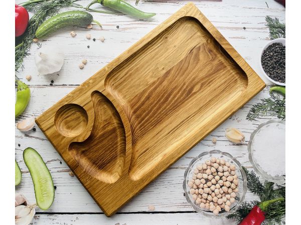 Дерев'яна дошка для подачі блюд  41х24