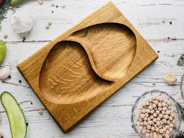 Дерев'яна дошка для подачі блюд, 30х20