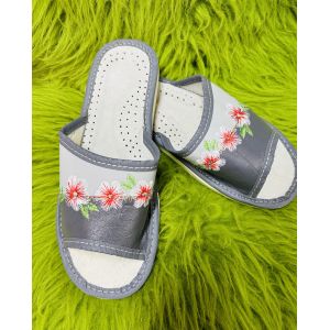 Домашні шкіряні капці жіночі 39