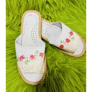 Домашні шкіряні капці жіночі