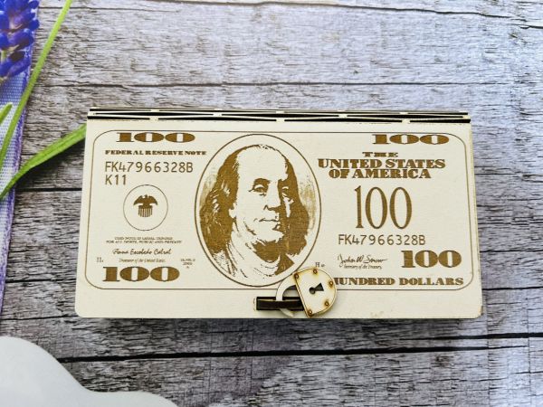 Скринька для грошей 18х10х2,5 см