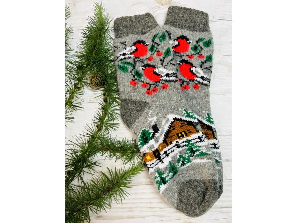 Шкарпетки жіночі з овечої шерсті